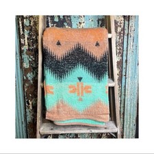 Vintage 1940s 1950s Reversible Camp Blanket