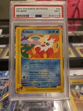 2003 POKEMON SKYRIDGE #49 DELIBIRD PSA 9