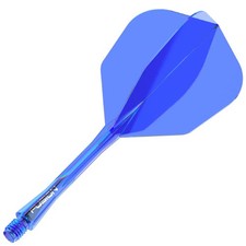 Winmau Fusion Integrated Flight Shaft 6 Standard - Medium - Blue