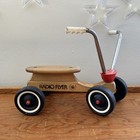 Vintage Radio Flyer Kids Maple Wood 4 Wheel Ride on Scooter USA