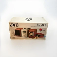 JVC Complete FS-7000 Micro Compact Bookshelf CD Component Stereo System w/Remote