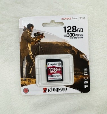Kingston Canvas React Plus U3 V90 SDXC 128 GB
