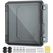 Waterproof Electrical Junction Box, IP67 Plastic Weatherproof Outdoor WiFi En...