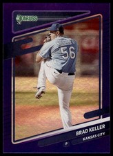 2021 Donruss #185 Brad Keller Holo Purple