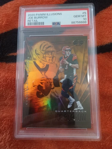 2020 Panini Illusions - Joe Burrow PSA 10 Gem Mint Color Match - Bengals