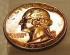 1957 Gem Proof Quarter 90% Monster Colorful Toning #1231 ~ 10