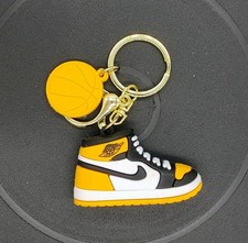 Nike Air Jordan Sneaker 3D KeyChain Yellow Shoe New