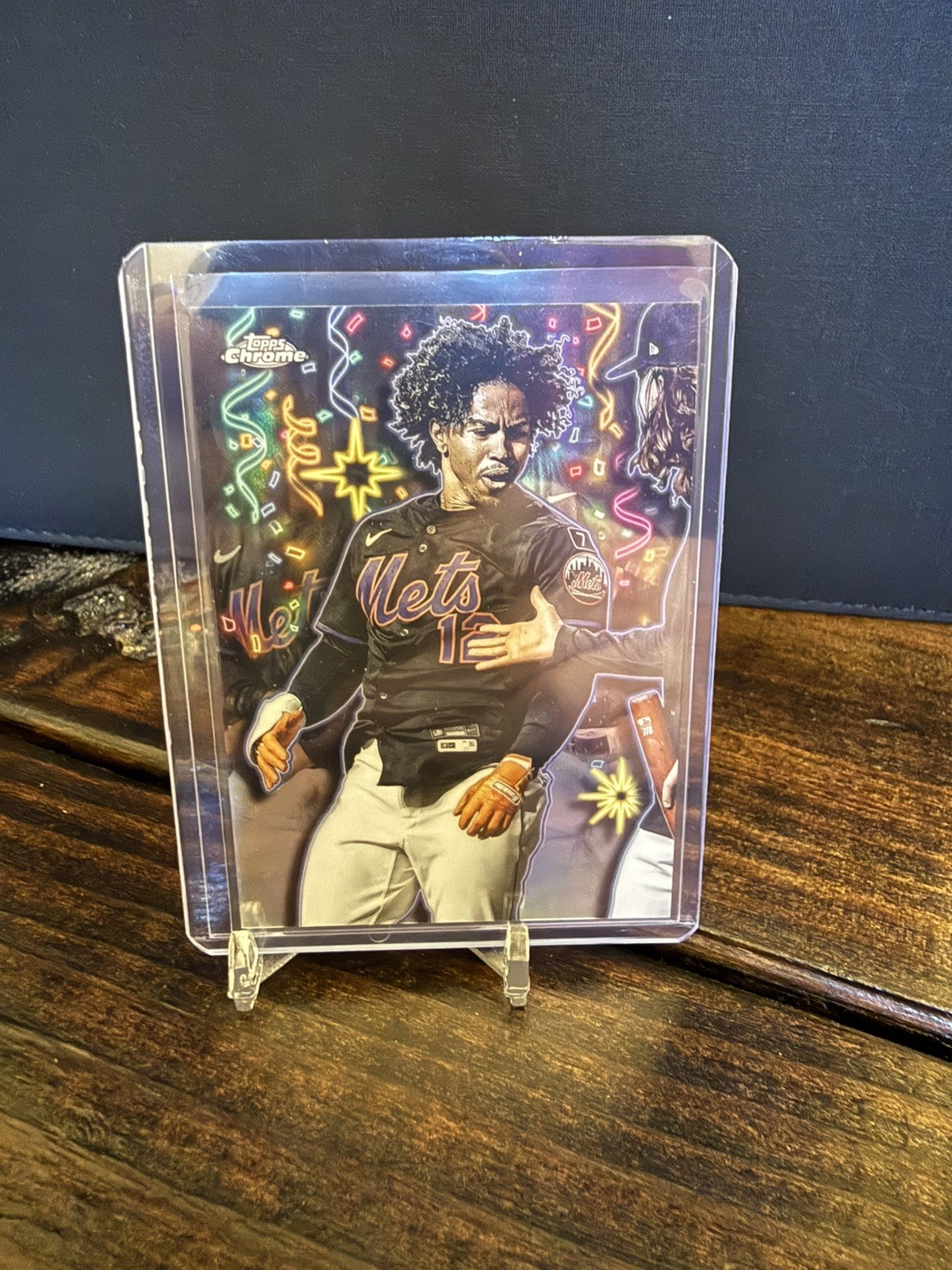 2025 Topps Chrome Update Francisco Lindor Celebracion #CT-13 New York Mets SSP