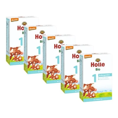 HOLLE Bio-Anfangsmilch 1 (5 x 400g)