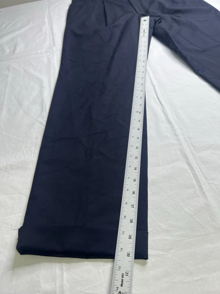 PANTALONES DE VESTIR LAUREN RALPH LAUREN ETIQUETA VERDE HOMBRE AZUL OSCURO P 34W / 32L Foto 2 de 4