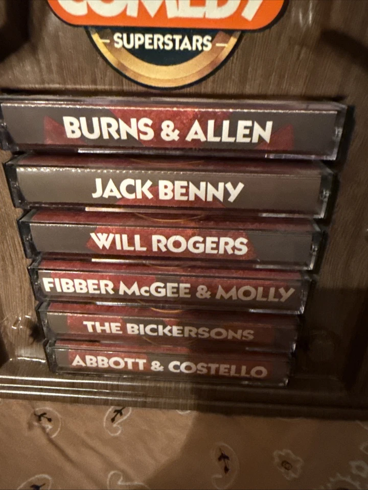 1986 Comedy Superstars Collection On 6 Cassette Tapes, EUC! Abbott & Costello++ — 第 2/3 张图片