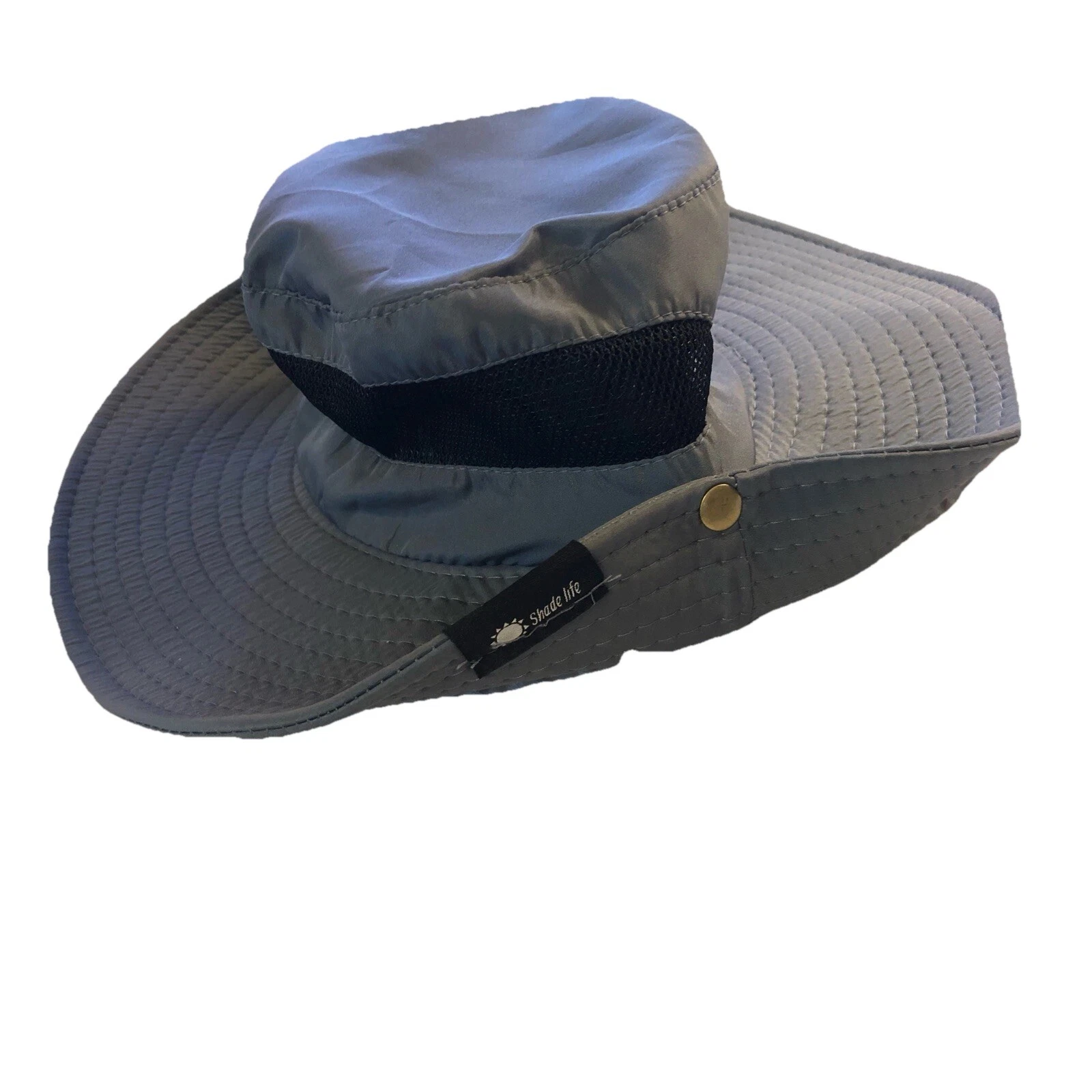 Shade Life - Unisex - Charcoal Sun Hat - Adjustable- Light- Mesh