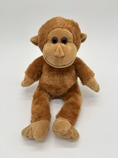 Unipak Smiling Monkey Plush Stuffed Animal 13 Tan Stuffed Animal