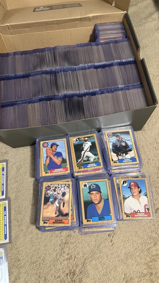 Juego completo de béisbol 1987 Topps Tiffany ¡casi nuevo/como nuevo o mejor! Definitivamente PSA 10’s Foto 2 de 4