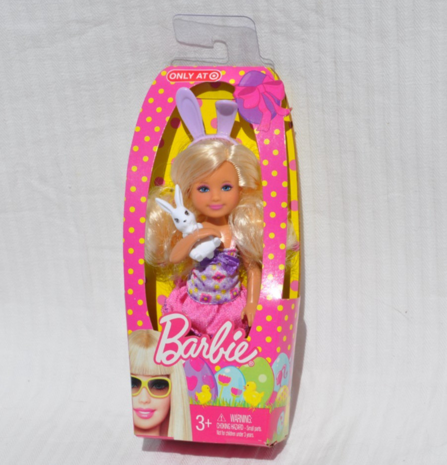 Spring Easter Kelly Chelsea with a bunny Doll Mattel 2011 X0