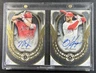 BRYCE HARPER MIKE TROUT 2023 TOPPS DIAMOND ICONS DUAL AUTO DIAMOND RELIC BOOK /3