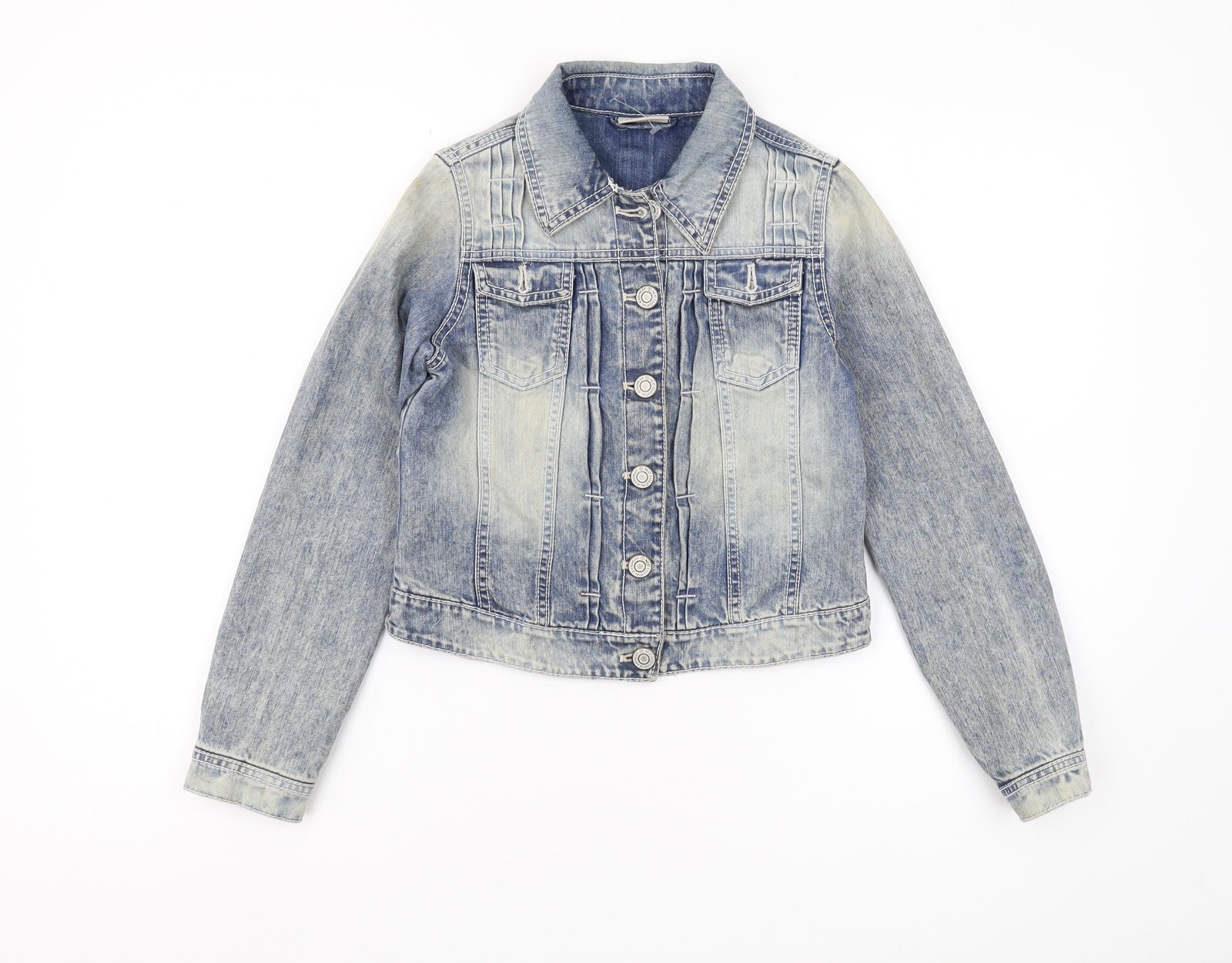 Girls UK Size 11 Years NEXT Blue Basic Jacket