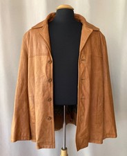 M. JULIAN Wilson Jacket Thinsulate Quilted Lining Brown Leather Coat Men's XL