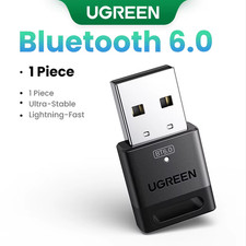 USB Bluetooth Adapter, Bluetooth 6.0 Dongle for PC Windows 11/10/8.1, Bluetooth