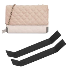 10 x 1.2 Inch Base Shaper, 2 Pcs Purse Organizer Insert for Tote Bag, Black