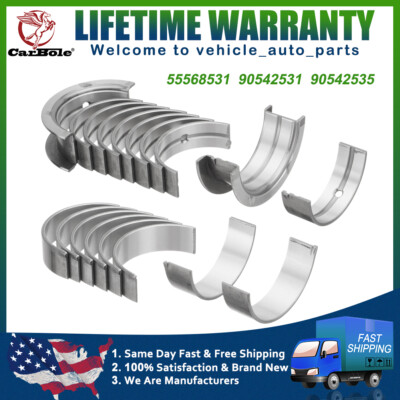 Engine Main Rod Bearing Set Standard Fits for 2011-2015 Buick Chevrolet 1.4T LUV