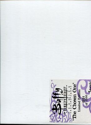 Buffy TVS Staffel 1 ''''The Chosen One'''' ungeschnittenes Mini-Presseblatt Ltd/3500