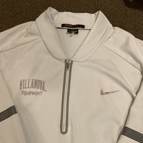 Equipo universitario Villanova Nike Golf Tiger Woods Cuarto de cremallera para hombre XL USADO EN EXCELENTE ESTADO - Imagen 2 de 5