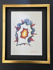 🔥 Roy Lichtenstein | Vintage 1970 Signed | Mounted  & Framed Offset Lithograph 