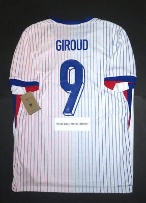 New Authentic 2024-2025 France Olivier Giroud Away Nike ADV Jersey Shirt  Kit