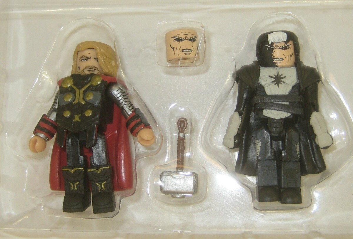 Thor and Malekith MCU Minimates 2-Pack NEW The Dark World Marvel
