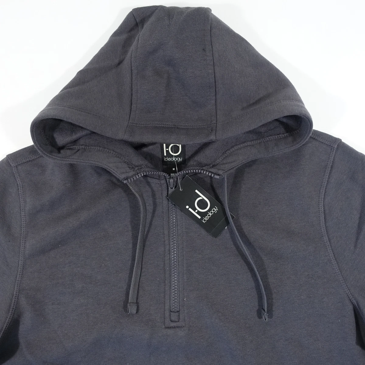 Half hoodie sweater clearance