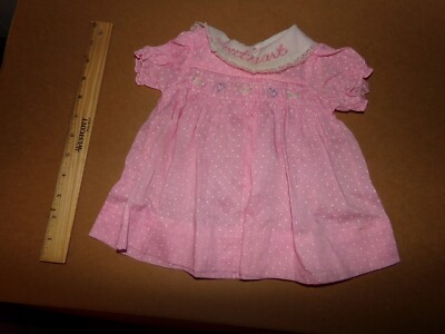 PASST ZU XAVIER ROBERTS SKULPTUR KOHL PATCH KID SOFTY MÄDCHEN dk/pink KLEID VINTAGE