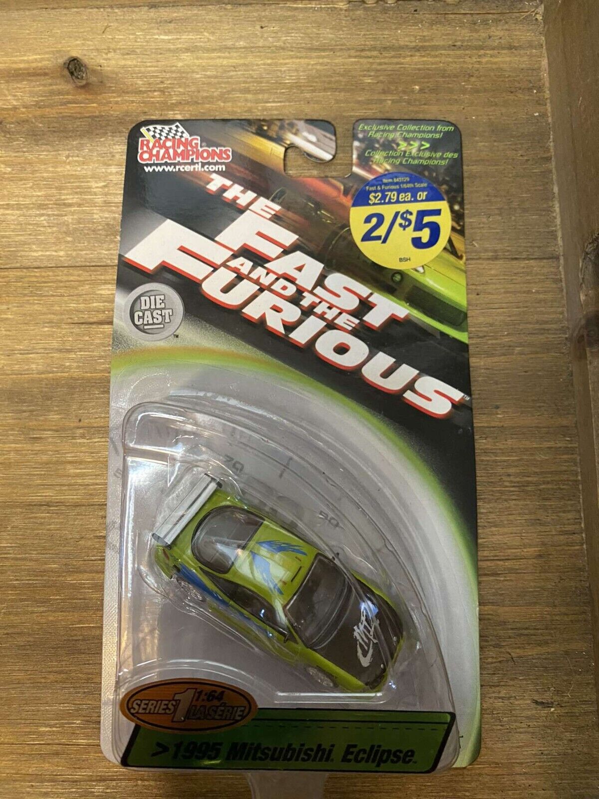 2002 FAST & FURIOUS 🚨 RACING CHAMPIONS 1/64 DIECAST '95