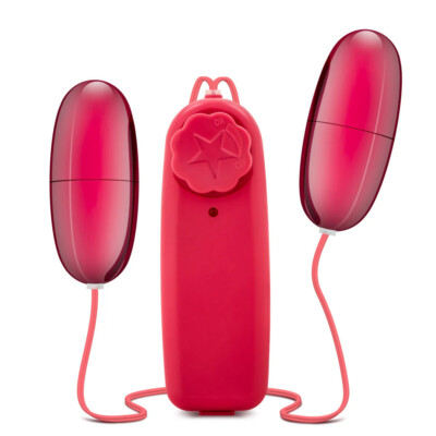 Vibrating Double Vaginal Anal Egg Bullet Vibrator Foreplay Sex Toys for Couples