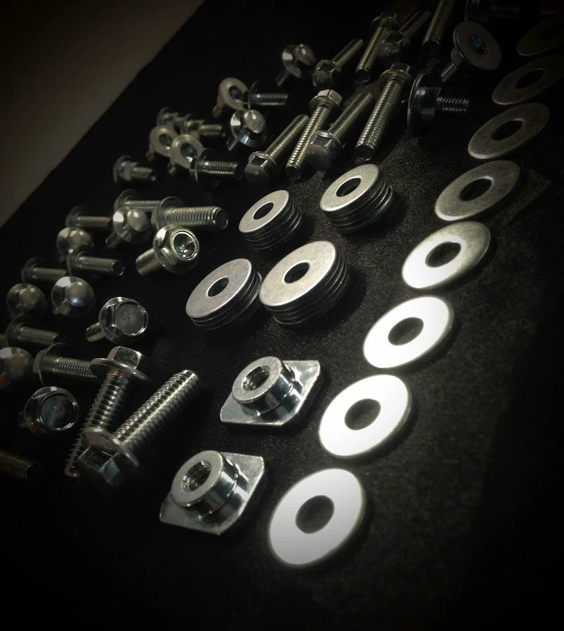 78PC BODY BOLT KIT YAMAHA YZ WR PLASTICS 80 85 100 125 250 400 465 490 500 SEAT - Image 2 of 2