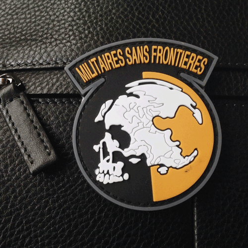 3D PVC METAL GEAR SOLID MGS PEACE WALKER MILITAIRES SANS FRONTIERES PATCH - Picture 5 of 6