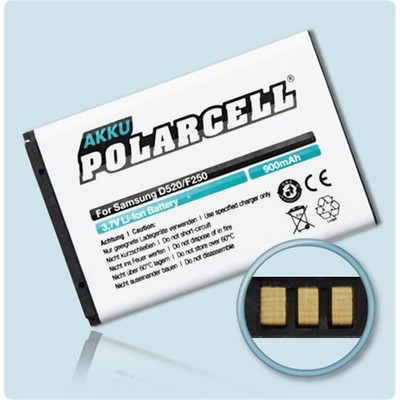 PolarCell Akku für BST3108BU - Samsung M310 M3200 M620 S3030 S3100 900 mAh
