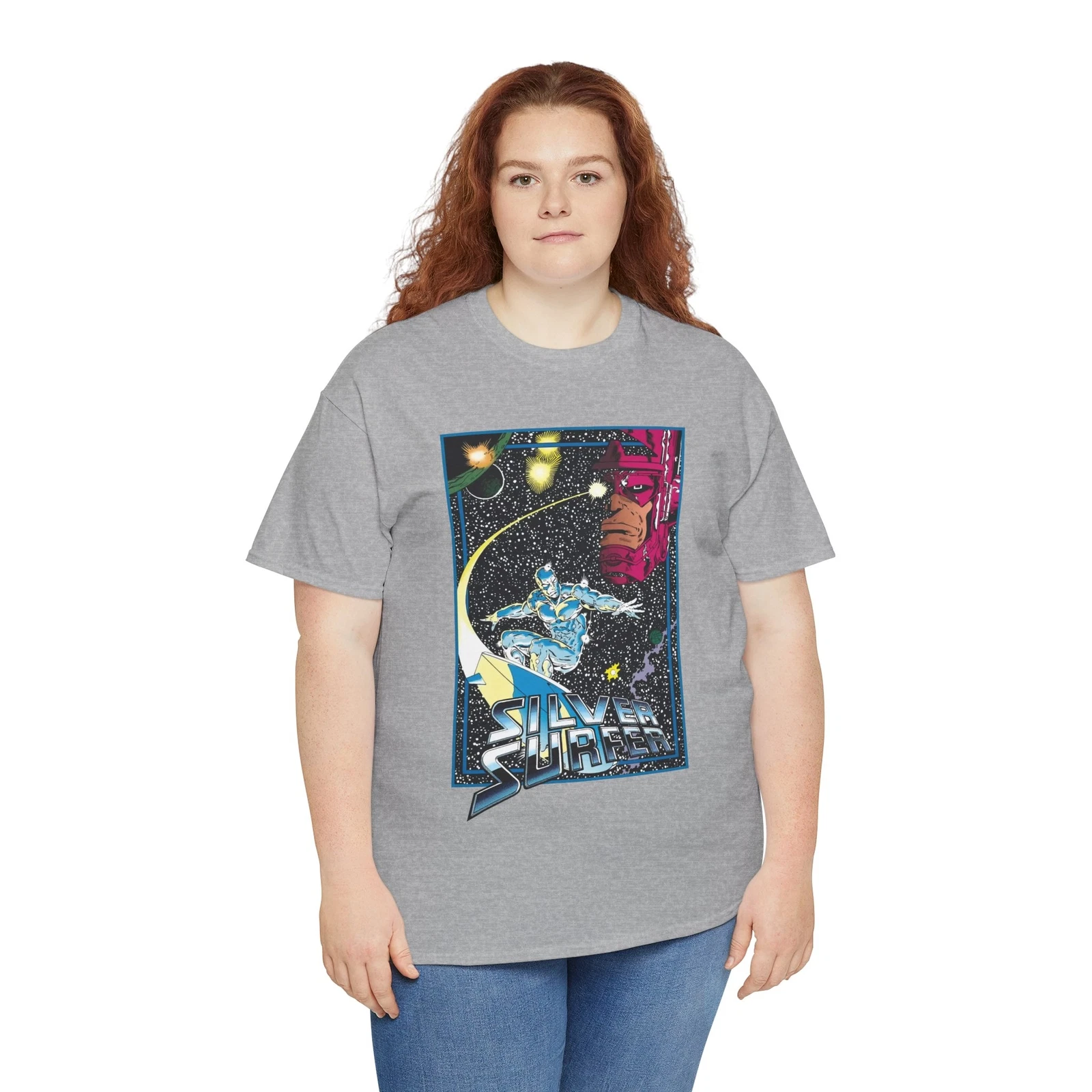 Silver Surfer T-Shirt - Marvel Comics - Ron Lim Art - Galactus - Norrin Radd