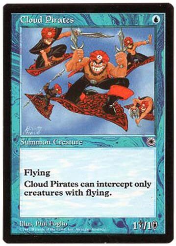 CLOUD PIRATES  X1  MAGIC MTG PORTAL  NO ADDITIONAL TEXT  NEAR MINT (NM)  1997