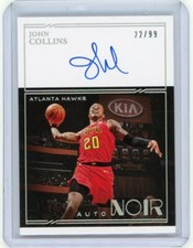 2020-21 Panini Noir Basketball Autograph #AC-JCL John Collins #22/99