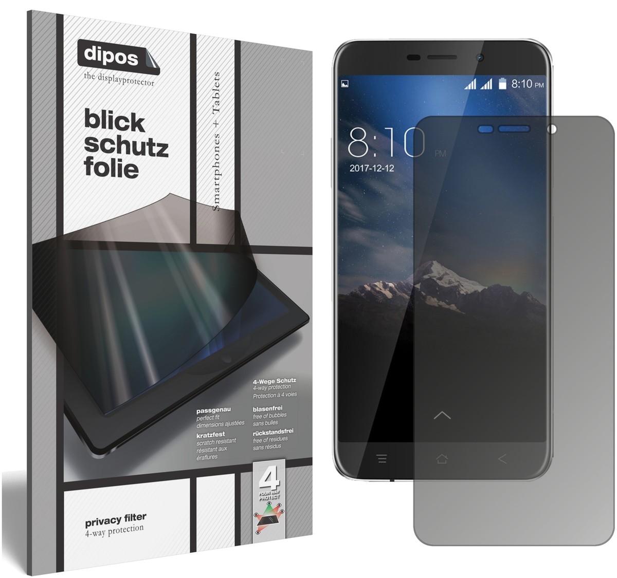dipos I 6X Pellicola Protettiva Compatibile con Blackview A10