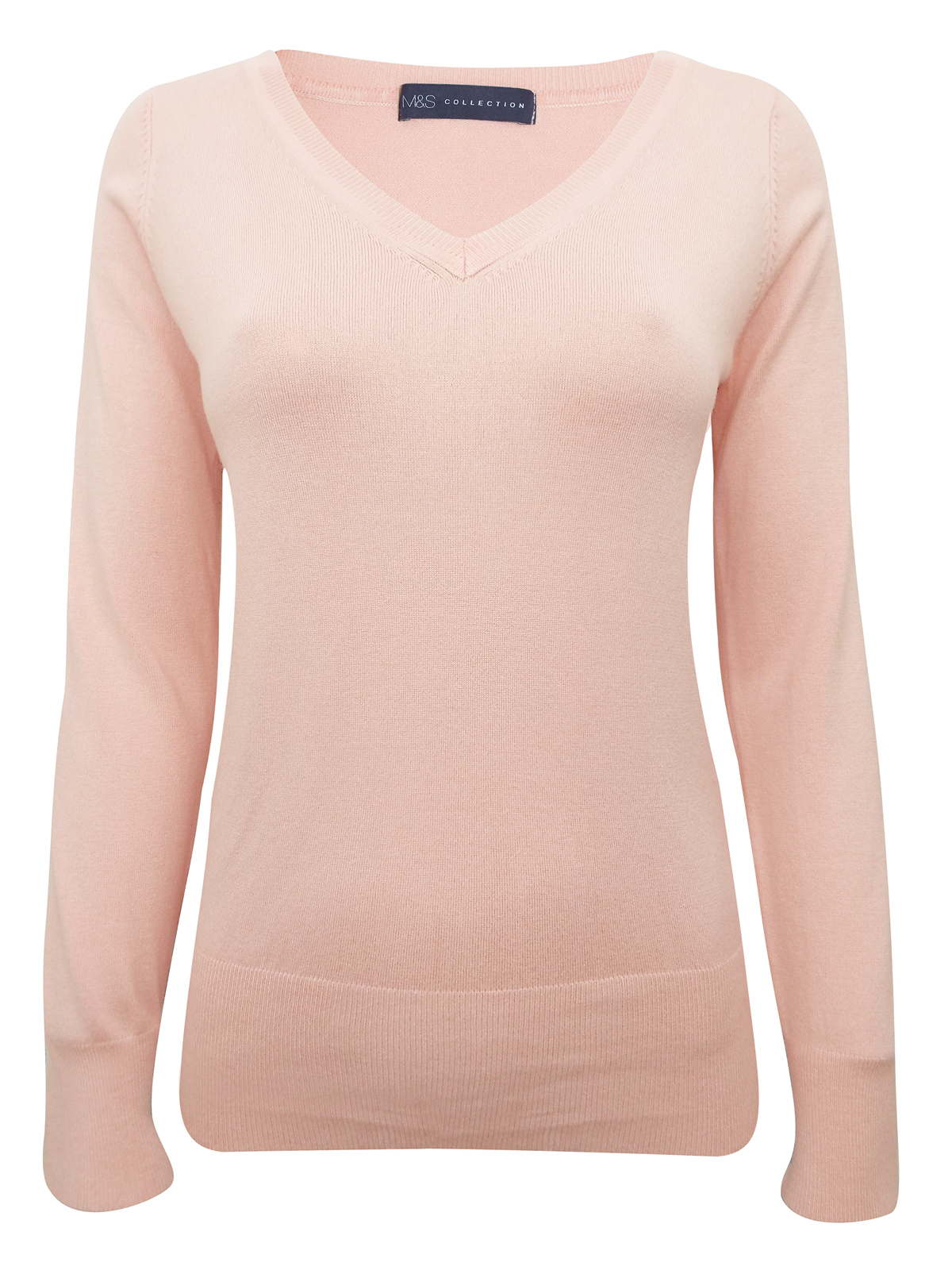 EX M&S LADIES WOMENS COMFY HIGH QUALITY V NECK Jumpers 6 8 10 12 14