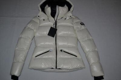 AUTHENTIC MACKAGE WOMEN MADALYN LUSTROUS LIGHT DOWN JACKET CREAM HOOD ALL SIZES