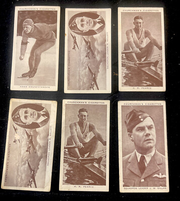 cigarette cards 1930s 1930s John Player & Sons Kings of Speed Cigarette Tobacco Cards (Lot of 6)