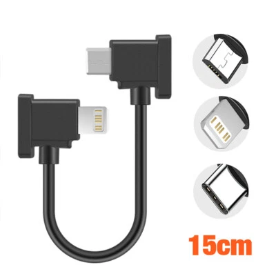Para iPhone Samsung USB Tipo C IOS Micro a DJI Drone Control Remoto Cable OTG
