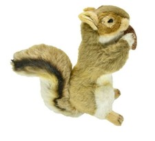 Squirrel, With Nut, Plush Toy, Soft Stuffed Animal, Realistic Model 14" F843