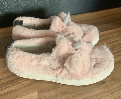 Zara girls fuzzy unicorn slip on shoes size Kids