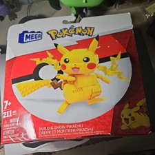 Mega Pokemon •Pikachu 211 Pieces. GMD31. 2022 Mega Brands “BRAND NEW”
