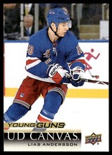2018-19 Upper Deck Young Guns Canvas Lias Andersson RC #C108