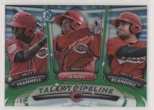 2018 Bowman Talent Pipeline Green Refractor 77/99 Alex Blandino Nick Senzel uk2
